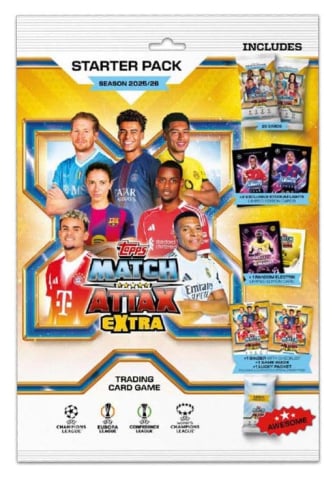 Noutati - UEFA Champions League Match Attax Extra 2025/26 Starter Pack