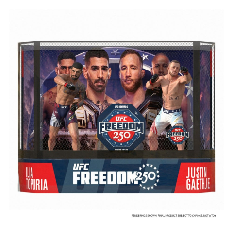 UFC McFarlane's SportsPicks Action Figures 2-Pack Ilia Topuria vs Justin Gaethje (Freedom 250) 18 cm [4]