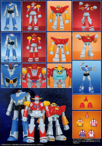 PRECOMENZI - UFO Warrior Daiapolon Neo Dynamite Action Action Figure Daiapolon Anime Color Ver. 20 cm