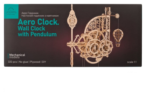 Ugears 3D Wooden Puzzle Aero Clock [23]