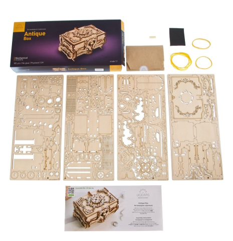 Ugears 3D Wooden Puzzle Antique Box [2]