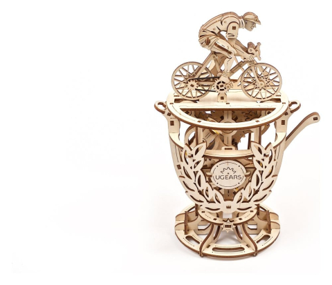 Ugears 3D Wooden Puzzle Automaton Cyclist [25]