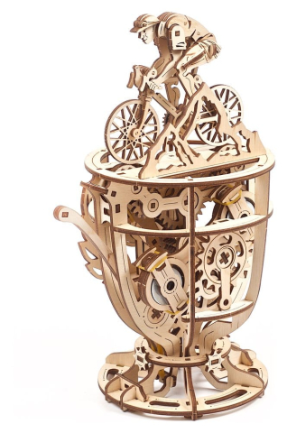 Ugears 3D Wooden Puzzle Automaton Cyclist [12]