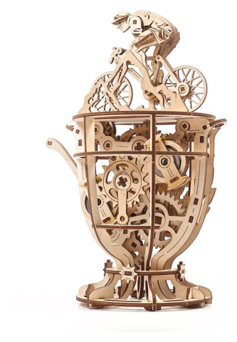 Ugears 3D Wooden Puzzle Automaton Cyclist [15]