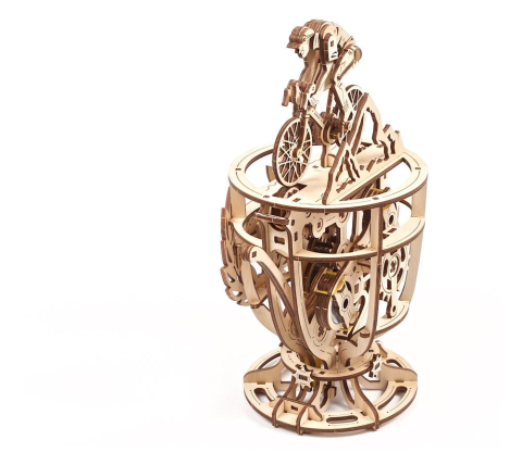 Ugears 3D Wooden Puzzle Automaton Cyclist [11]