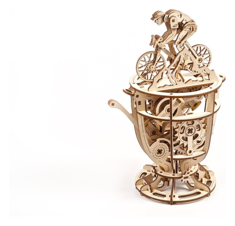 Ugears 3D Wooden Puzzle Automaton Cyclist [3]