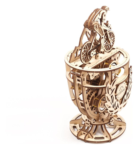 Ugears 3D Wooden Puzzle Automaton Cyclist [19]