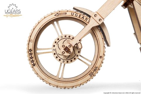 Ugears 3D Wooden Puzzle Bike VM-02 [2]