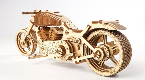 Ugears 3D Wooden Puzzle Bike VM-02 [22]
