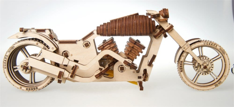 Ugears 3D Wooden Puzzle Bike VM-02 [16]