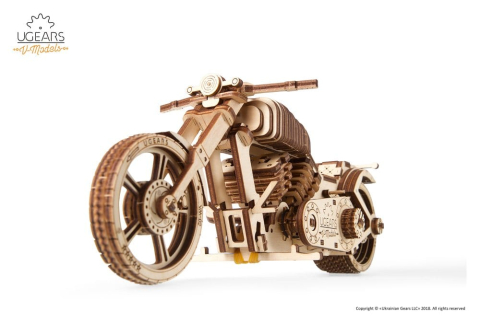 Ugears 3D Wooden Puzzle Bike VM-02 [6]