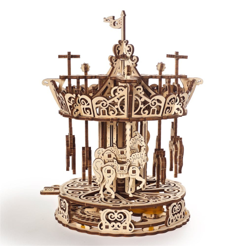 Ugears 3D Wooden Puzzle Carousel [25]