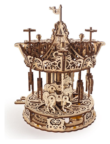 Ugears 3D Wooden Puzzle Carousel [3]