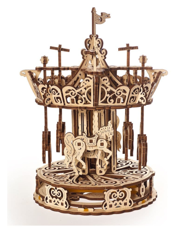 Ugears 3D Wooden Puzzle Carousel [8]