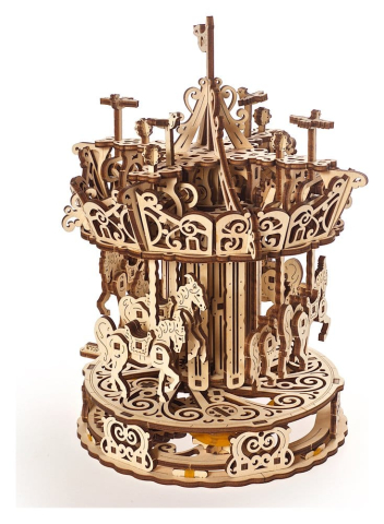 Ugears 3D Wooden Puzzle Carousel [5]