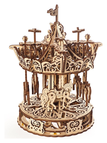 Ugears 3D Wooden Puzzle Carousel [17]