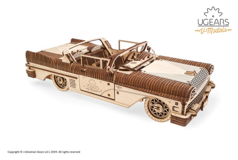 Ugears 3D Wooden Puzzle Dream Cabriolet VM-05 [9]