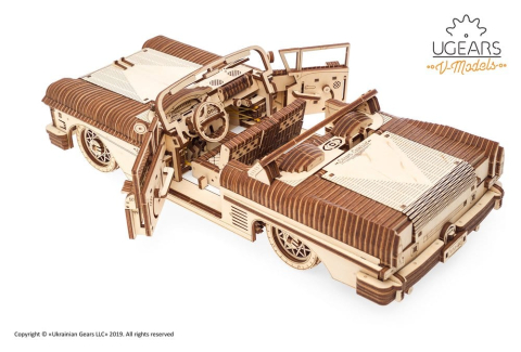 Ugears 3D Wooden Puzzle Dream Cabriolet VM-05 [12]