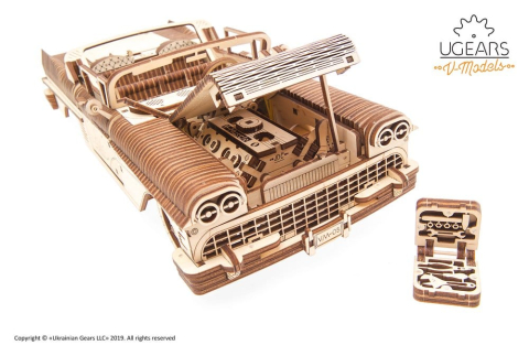 Ugears 3D Wooden Puzzle Dream Cabriolet VM-05 [6]