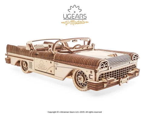 Ugears 3D Wooden Puzzle Dream Cabriolet VM-05 [22]