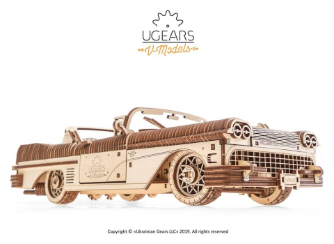 Ugears 3D Wooden Puzzle Dream Cabriolet VM-05 [23]