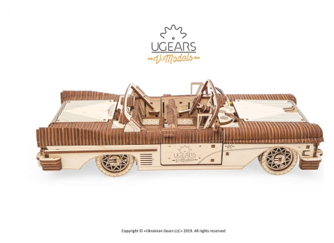 Ugears 3D Wooden Puzzle Dream Cabriolet VM-05 [16]