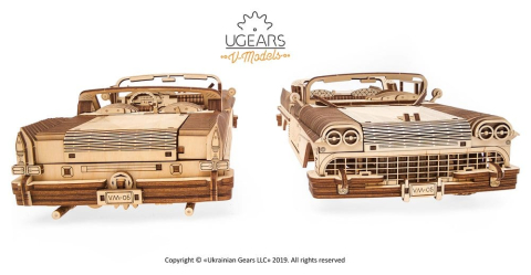 Ugears 3D Wooden Puzzle Dream Cabriolet VM-05 [5]
