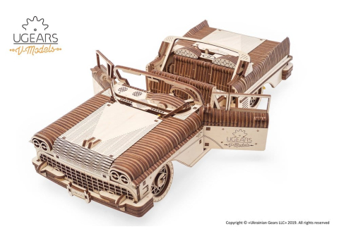 Ugears 3D Wooden Puzzle Dream Cabriolet VM-05 [11]