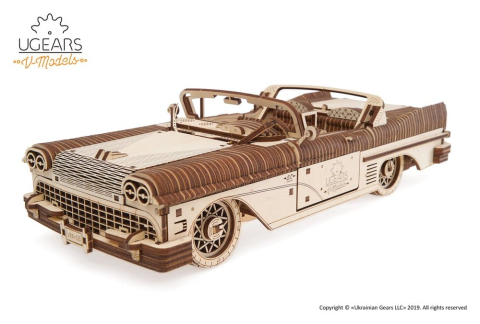 Ugears 3D Wooden Puzzle Dream Cabriolet VM-05 [20]