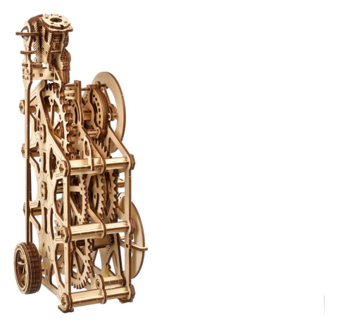 Ugears 3D Wooden Puzzle Engine Clock [12]