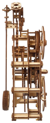 Ugears 3D Wooden Puzzle Engine Clock [15]