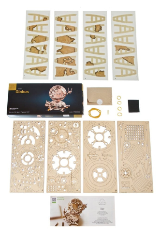 Ugears 3D Wooden Puzzle Globus [2]
