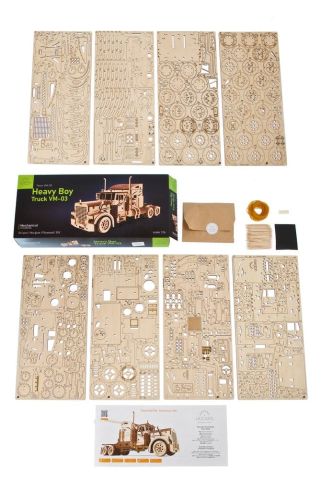 Ugears 3D Wooden Puzzle Heavy Boy Truck VM-03 [2]