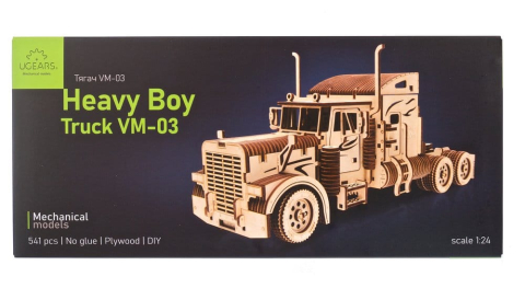 Jucarii - Ugears 3D Wooden Puzzle Heavy Boy Truck VM-03