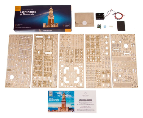 Ugears 3D Wooden Puzzle Lighthouse of Alexandria [2]