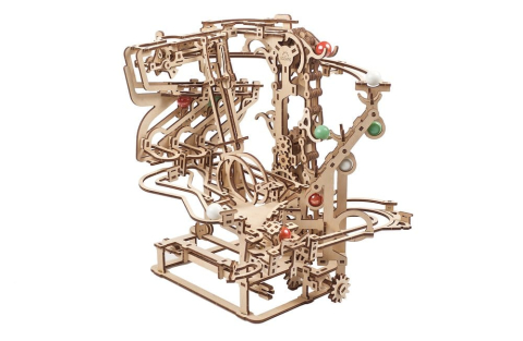 Ugears 3D Wooden Puzzle Marble Run Chain Hoist [25]