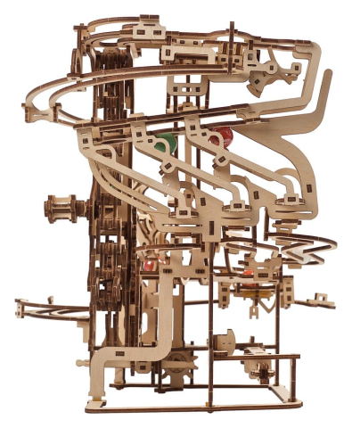 Ugears 3D Wooden Puzzle Marble Run Chain Hoist [9]