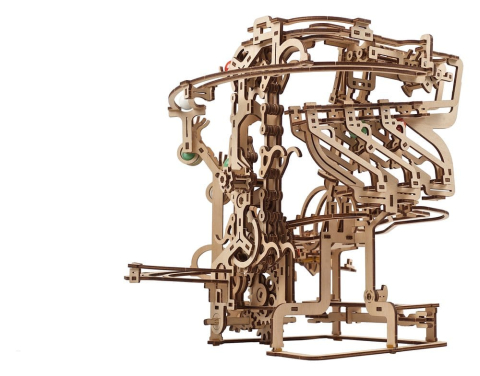 Ugears 3D Wooden Puzzle Marble Run Chain Hoist [12]