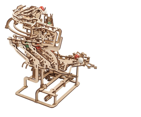 Ugears 3D Wooden Puzzle Marble Run Chain Hoist [8]