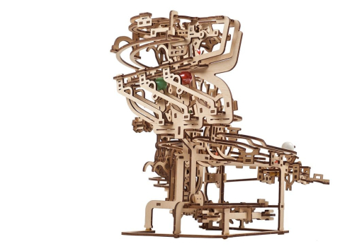 Ugears 3D Wooden Puzzle Marble Run Chain Hoist [6]