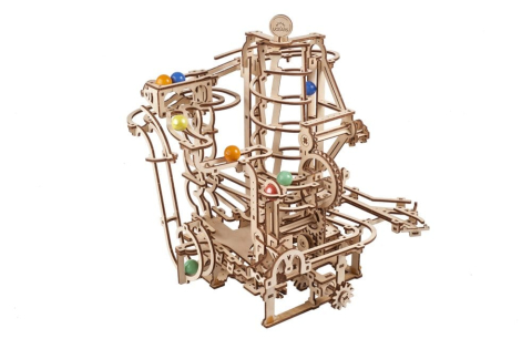Ugears 3D Wooden Puzzle Marble Run Spiral Hoist [25]