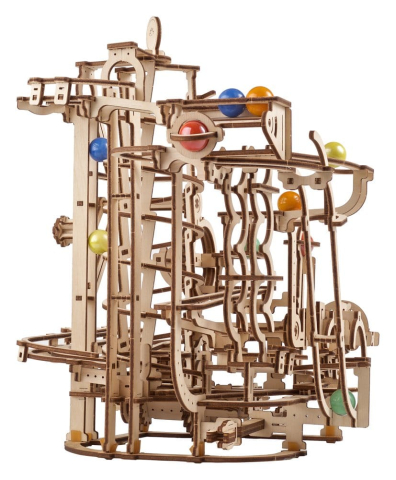 Ugears 3D Wooden Puzzle Marble Run Spiral Hoist [5]