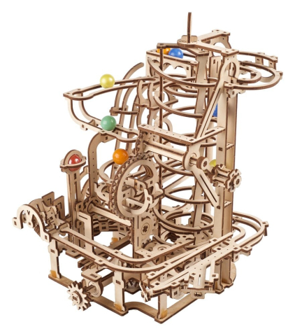 Ugears 3D Wooden Puzzle Marble Run Spiral Hoist [18]