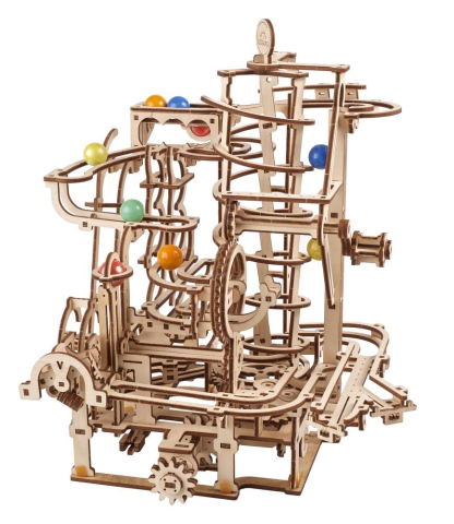 Ugears 3D Wooden Puzzle Marble Run Spiral Hoist [20]