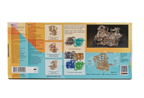 Ugears 3D Wooden Puzzle Marble Run Spiral Hoist [23]