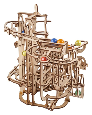 Ugears 3D Wooden Puzzle Marble Run Spiral Hoist [7]