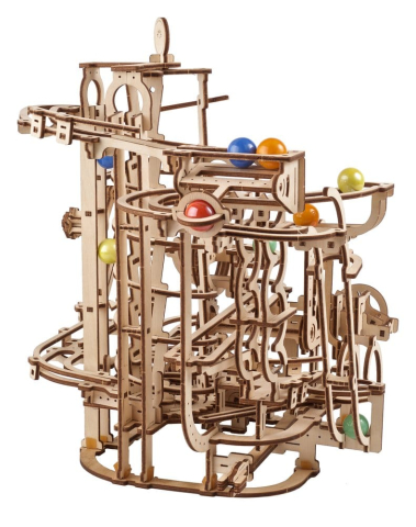 Ugears 3D Wooden Puzzle Marble Run Spiral Hoist [6]