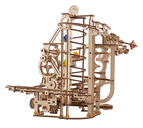 Ugears 3D Wooden Puzzle Marble Run Spiral Hoist [13]