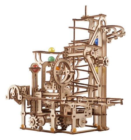 Ugears 3D Wooden Puzzle Marble Run Spiral Hoist [17]
