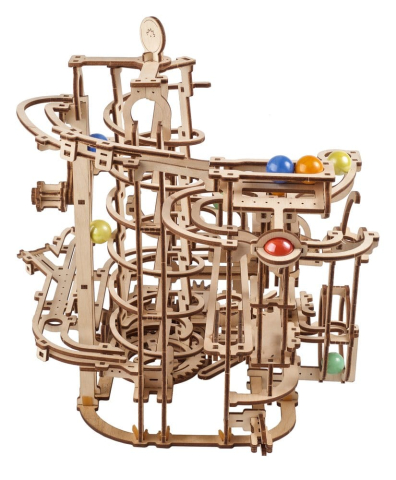 Ugears 3D Wooden Puzzle Marble Run Spiral Hoist [9]